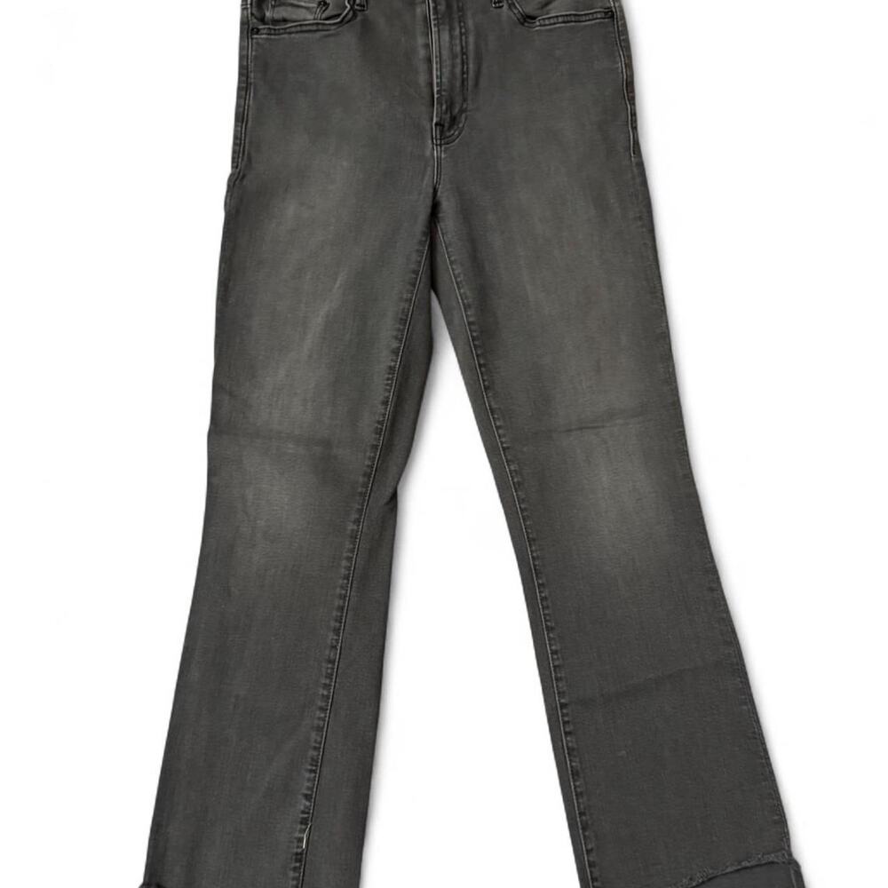 Mother denim grey insider crop jeans